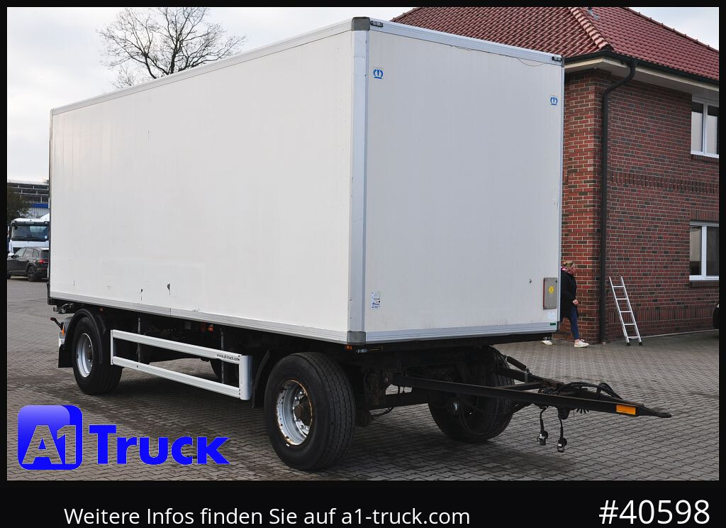 KRONE Koffer ISO, stakr isoliert ehemaliger Kühlkoffer, Aluboden - Trailer kotak tertutup: gambar 1 KRONE Koffer ISO, stakr isoliert ehemaliger Kühlkoffer, Aluboden - Trailer kotak tertutup: gambar 1