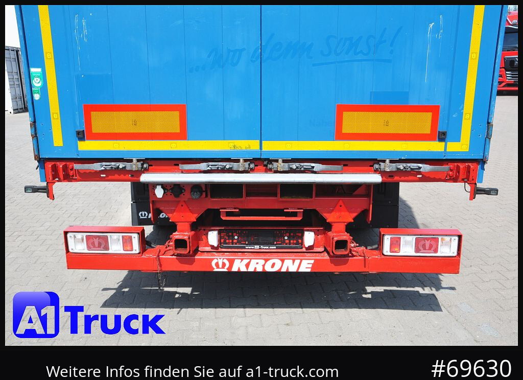 KRONE SD 27, Papier, Staplerhalterung, Bordwand, Lenkachse - Semi-trailer dengan terpal samping: gambar 4 KRONE SD 27, Papier, Staplerhalterung, Bordwand, Lenkachse - Semi-trailer dengan terpal samping: gambar 4