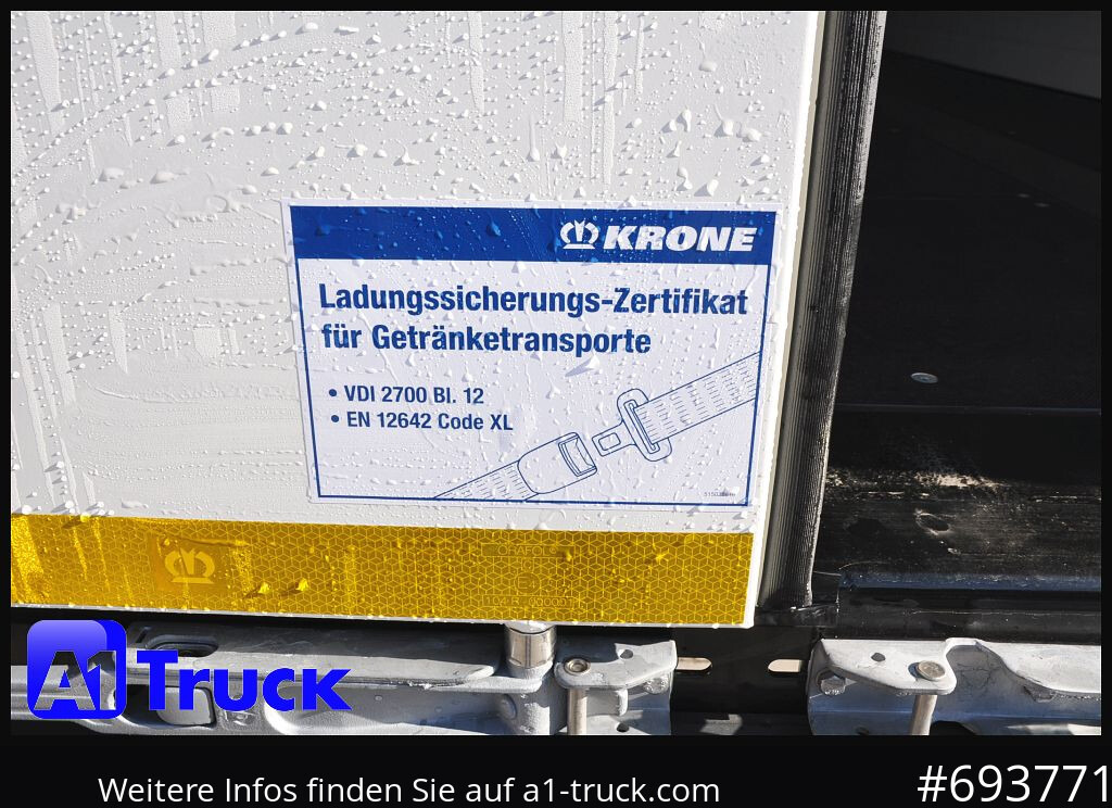 KRONE SD Koffer, Liftachse, Code XL, VDI 2700, SOFORT - Semi-trailer kotak tertutup: gambar 5 KRONE SD Koffer, Liftachse, Code XL, VDI 2700, SOFORT - Semi-trailer kotak tertutup: gambar 5