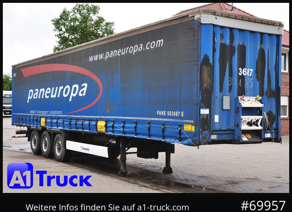 KRONE SD Tautliner, Code XL, BPW, Coil, TÜV 04-2026 - Semi-trailer dengan terpal samping: gambar 1 KRONE SD Tautliner, Code XL, BPW, Coil, TÜV 04-2026 - Semi-trailer dengan terpal samping: gambar 1
