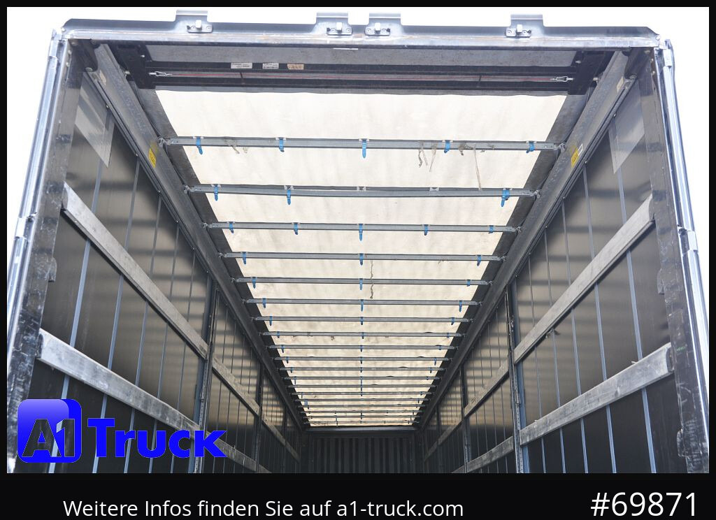 KRONE SD, Tautliner, SAF neue Plane, Code XL DC 9.5 - Semi-trailer dengan terpal samping: gambar 4 KRONE SD, Tautliner, SAF neue Plane, Code XL DC 9.5 - Semi-trailer dengan terpal samping: gambar 4