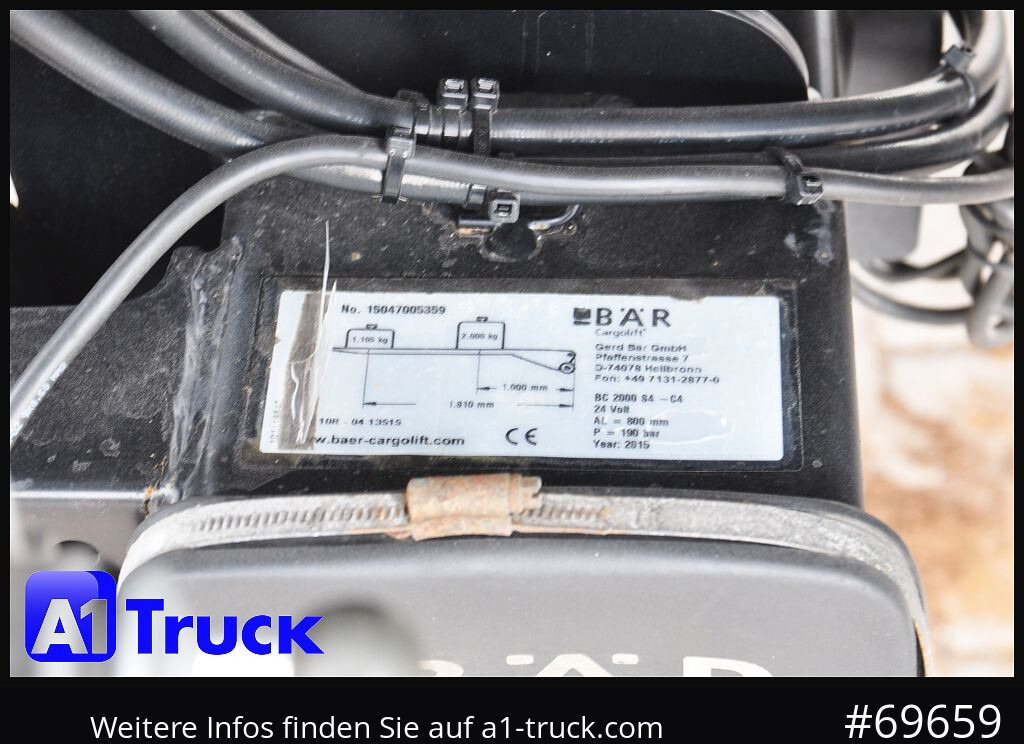 KRONE SDK 27, ISo Koffer, LBW Lift 145 tkm - Semi-trailer kotak tertutup: gambar 2 KRONE SDK 27, ISo Koffer, LBW Lift 145 tkm - Semi-trailer kotak tertutup: gambar 2