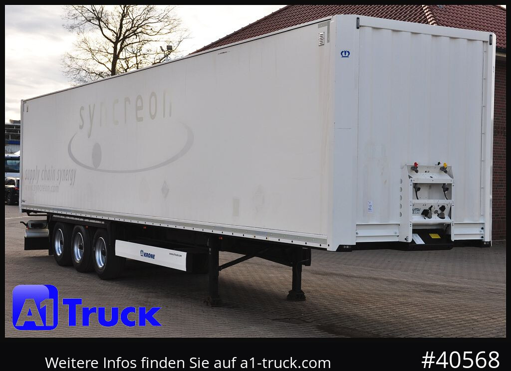 KRONE SDK 27, Koffer, 1 Vorbesitzer, Plywood, - Semi-trailer kotak tertutup: gambar 1 KRONE SDK 27, Koffer, 1 Vorbesitzer, Plywood, - Semi-trailer kotak tertutup: gambar 1