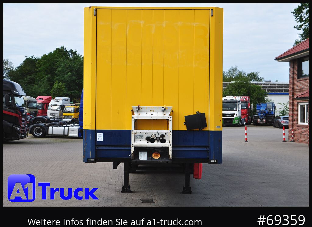 KRONE SDK 27, Koffer, Textil, 1 Vorbesitzer, Doppelstock - Semi-trailer kotak tertutup: gambar 2 KRONE SDK 27, Koffer, Textil, 1 Vorbesitzer, Doppelstock - Semi-trailer kotak tertutup: gambar 2