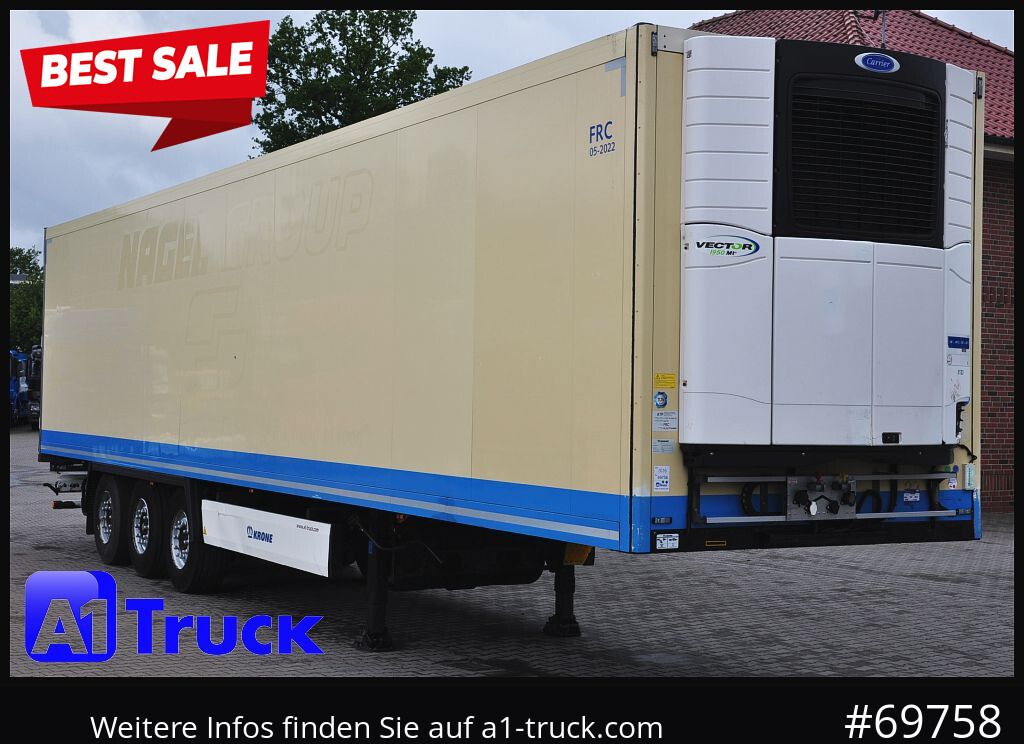 KRONE SDR 27 Carrier 1950 Mt., Lift, Multitemp. - Semi-trailer berpendingin: gambar 1 KRONE SDR 27 Carrier 1950 Mt., Lift, Multitemp. - Semi-trailer berpendingin: gambar 1