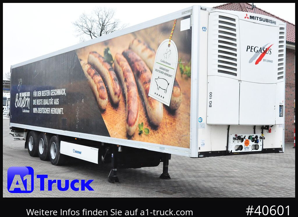 KRONE SDR 27, Rohrbahnen, Fleisch, Meat, Liftachse - Semi-trailer berpendingin: gambar 1 KRONE SDR 27, Rohrbahnen, Fleisch, Meat, Liftachse - Semi-trailer berpendingin: gambar 1