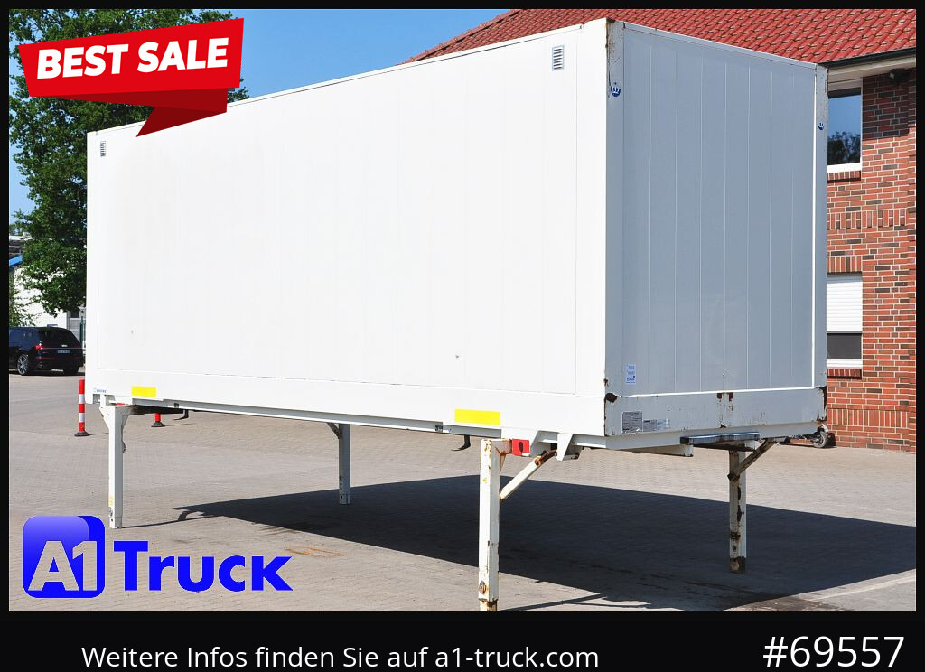 KRONE WB BDF 7,45 Koffer, 2750mm innen, 20 x vorhanden - Tukar tubuh box: gambar 1 KRONE WB BDF 7,45 Koffer, 2750mm innen, 20 x vorhanden - Tukar tubuh box: gambar 1