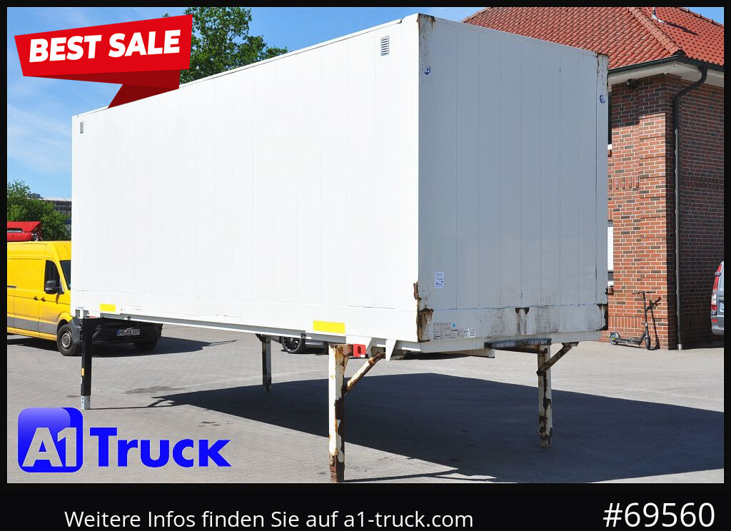 KRONE WB BDF 7,45 Koffer, 2750mm innen, 20 x vorhanden - Tukar tubuh box: gambar 1 KRONE WB BDF 7,45 Koffer, 2750mm innen, 20 x vorhanden - Tukar tubuh box: gambar 1
