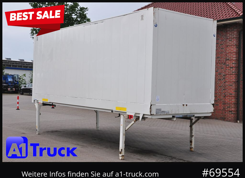 KRONE WB BDF 7,45 Koffer, 2750mm innen, 20 x vorhanden - Tukar tubuh box: gambar 1 KRONE WB BDF 7,45 Koffer, 2750mm innen, 20 x vorhanden - Tukar tubuh box: gambar 1