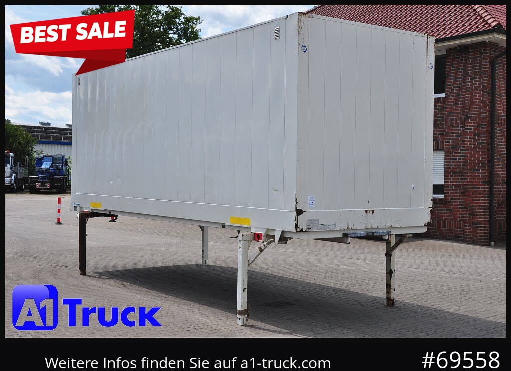 KRONE WB BDF 7,45 Koffer, 2750mm innen, 20 x vorhanden - Tukar tubuh box: gambar 1 KRONE WB BDF 7,45 Koffer, 2750mm innen, 20 x vorhanden - Tukar tubuh box: gambar 1