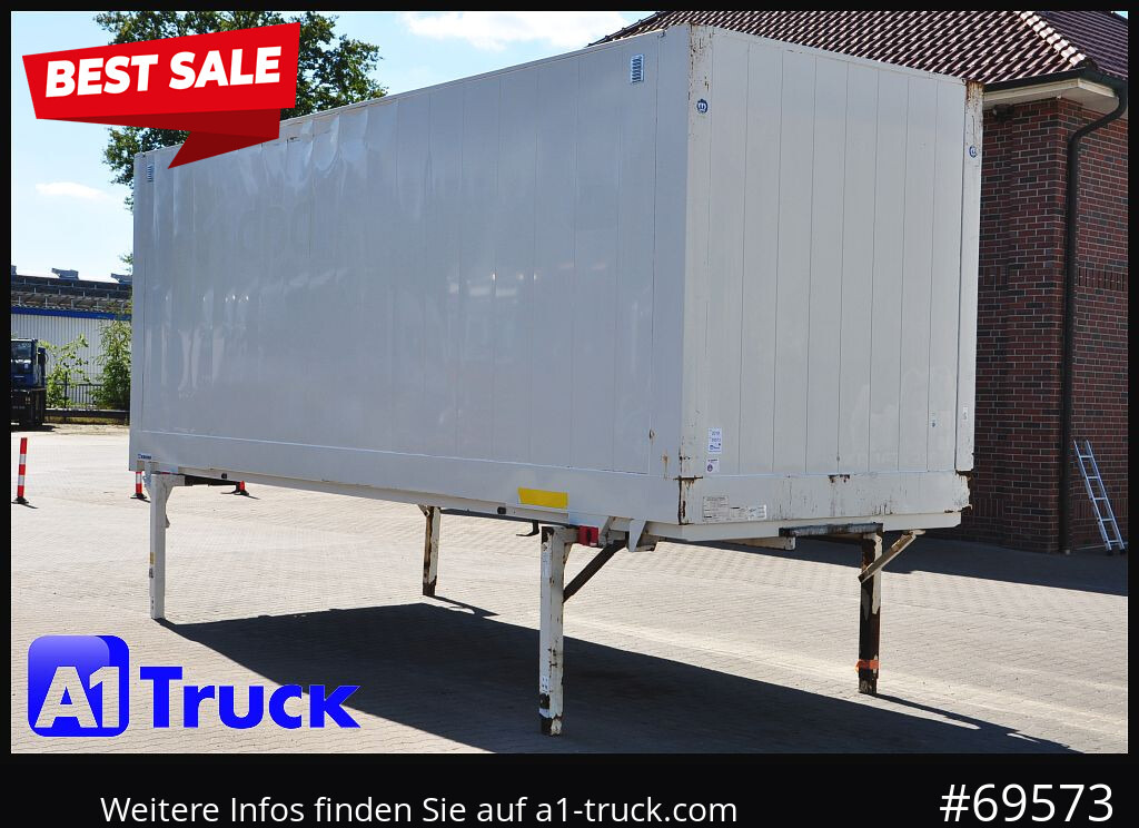 KRONE Wechselbrücke BDF 7,45 Koffer, Textil 2750mm innen, 20 x vorhanden - Tukar tubuh box: gambar 1 KRONE Wechselbrücke BDF 7,45 Koffer, Textil 2750mm innen, 20 x vorhanden - Tukar tubuh box: gambar 1
