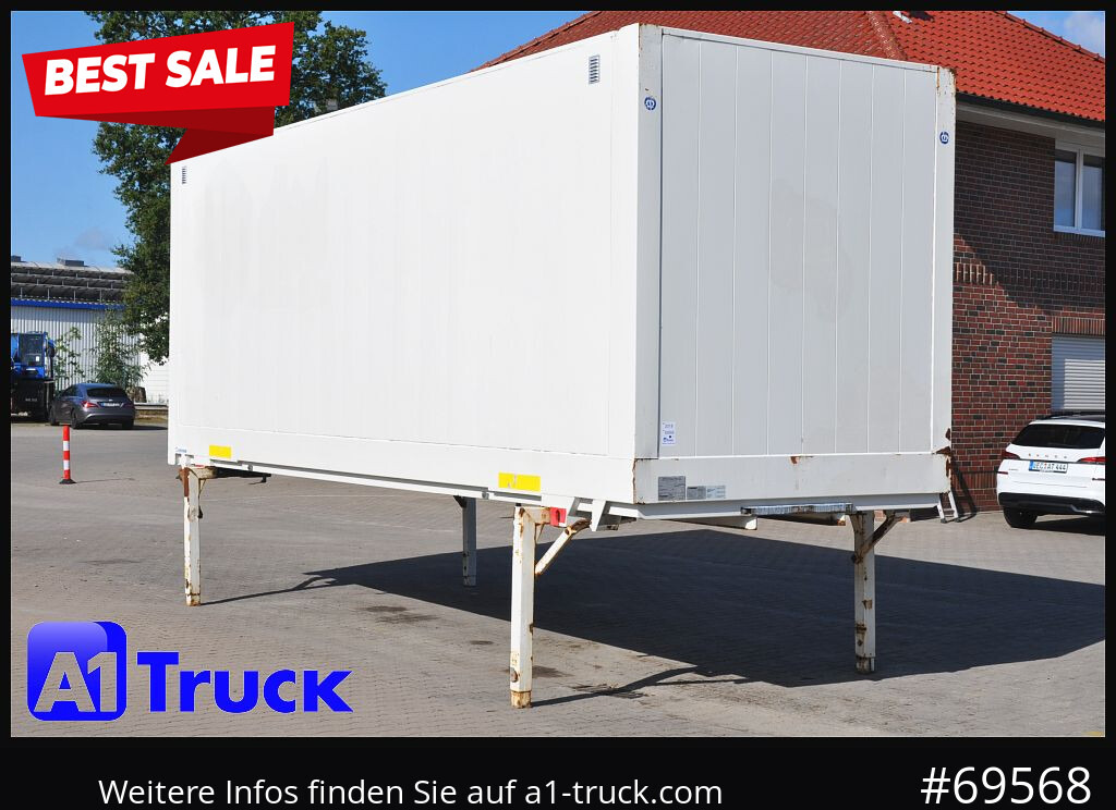 KRONE Wechselbrücke BDF 7,45 Koffer, Textil 2750mm innen, 20 x vorhanden - Tukar tubuh box: gambar 1 KRONE Wechselbrücke BDF 7,45 Koffer, Textil 2750mm innen, 20 x vorhanden - Tukar tubuh box: gambar 1