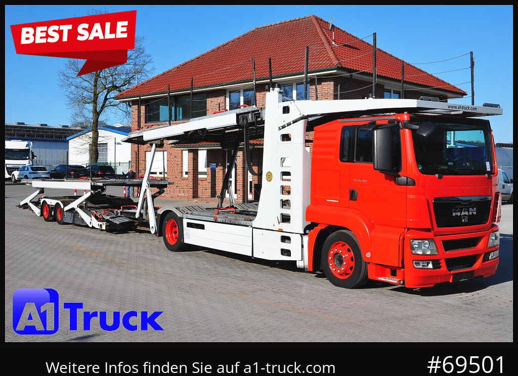 MAN 18.400 TGX, Autotransporter Kässbohrer, - Truk pengangkut mobil: gambar 1 MAN 18.400 TGX, Autotransporter Kässbohrer, - Truk pengangkut mobil: gambar 1
