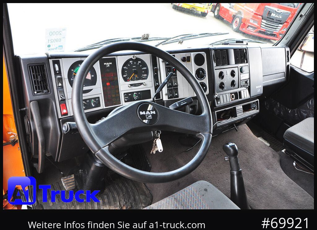 MAN MAN F 2000 26.464 Intarder Kran PK 15.500 Funk, - Truk derek, Truk flatbed: gambar 2 MAN MAN F 2000 26.464 Intarder Kran PK 15.500 Funk, - Truk derek, Truk flatbed: gambar 2
