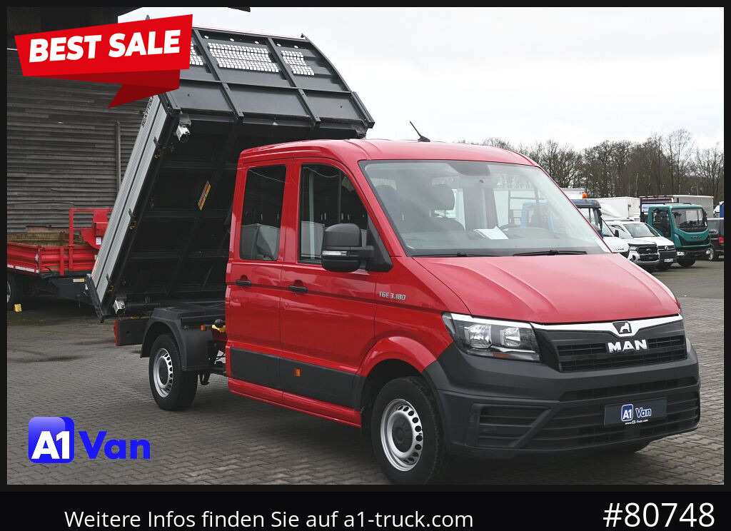 MAN TGE 3.180 Doka Kipper,Klima, AHK - Van jungkit, Van kombi: gambar 1 MAN TGE 3.180 Doka Kipper,Klima, AHK - Van jungkit, Van kombi: gambar 1