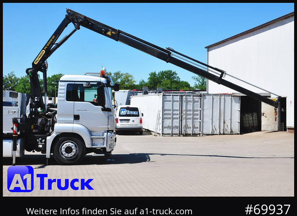 Truk derek, Truk flatbed MAN TGS 18,400 LL, PK12.502  Funk,: gambar 13