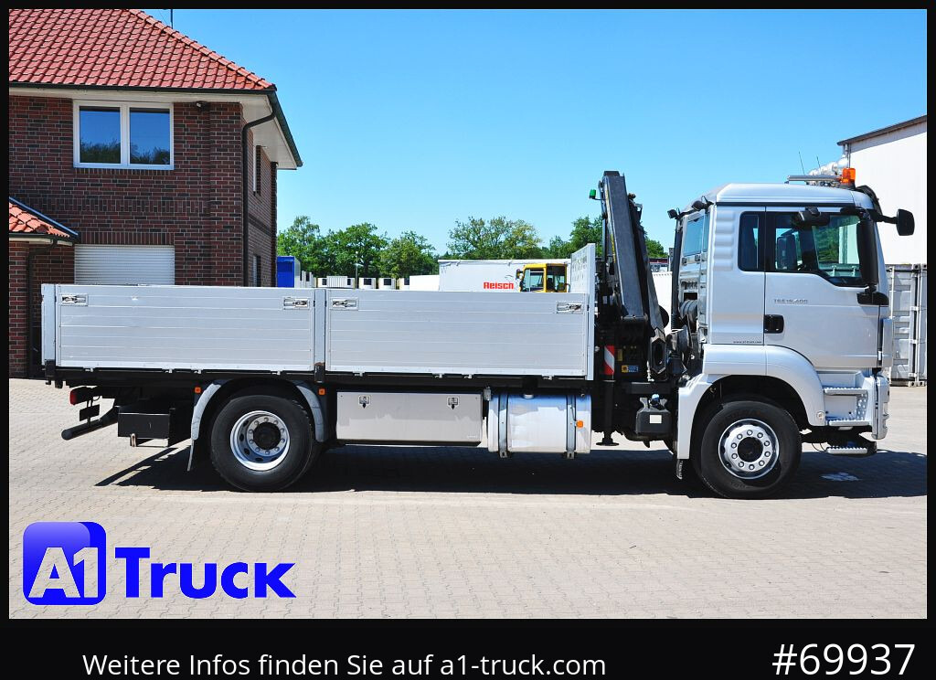 Truk derek, Truk flatbed MAN TGS 18,400 LL, PK12.502  Funk,: gambar 8