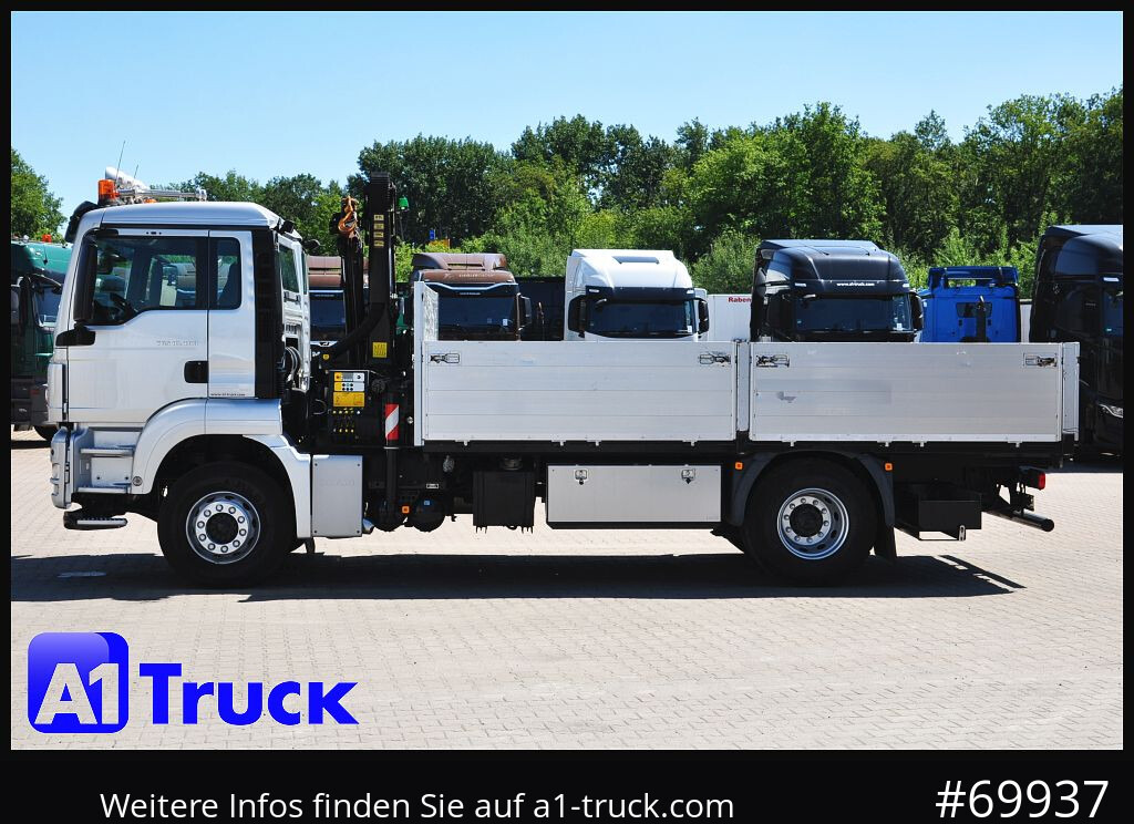 Truk derek, Truk flatbed MAN TGS 18,400 LL, PK12.502  Funk,: gambar 11