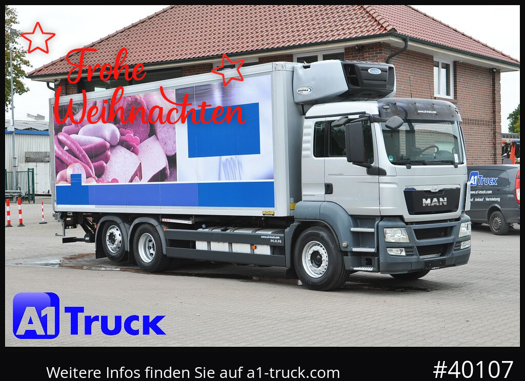 MAN TGS 26.360, Carrier 1150 Rolltor+ LBW, Lift - Truk berpendingin: gambar 1 MAN TGS 26.360, Carrier 1150 Rolltor+ LBW, Lift - Truk berpendingin: gambar 1