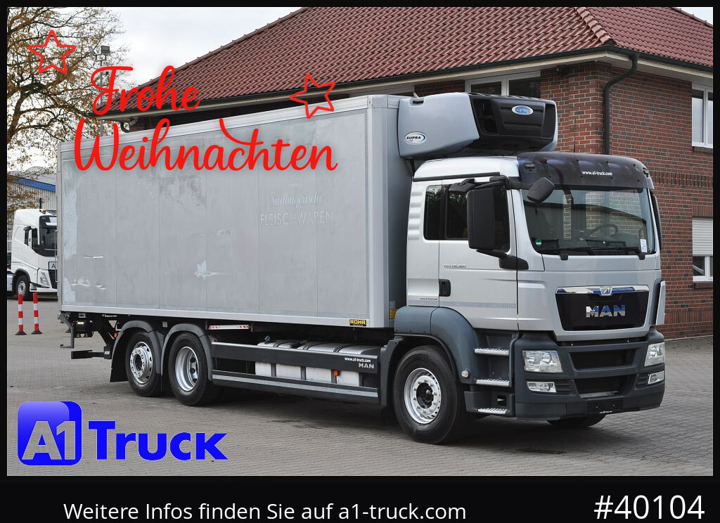 MAN TGS 26.360, Carrier 1150 Rolltor+ LBW, Liftachse, - Truk berpendingin: gambar 1 MAN TGS 26.360, Carrier 1150 Rolltor+ LBW, Liftachse, - Truk berpendingin: gambar 1