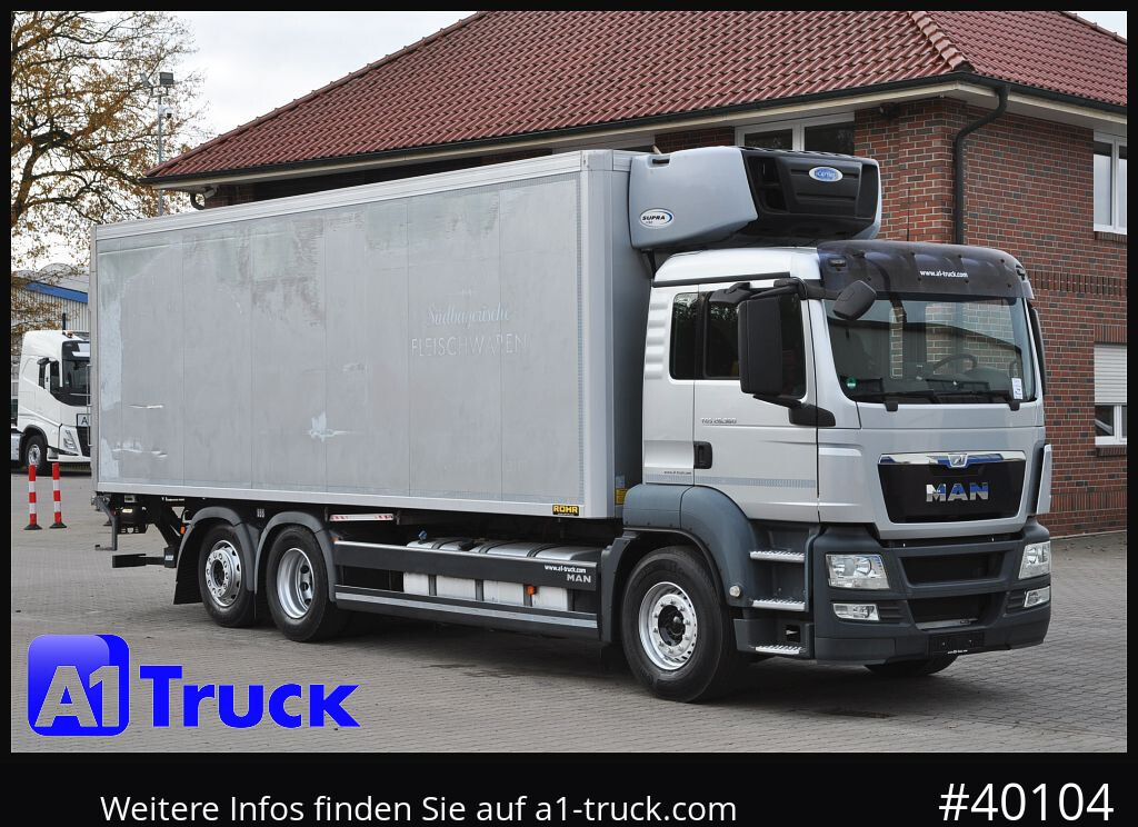 MAN TGS 26.360, Carrier 1150 Rolltor+ LBW, Liftachse, - Truk berpendingin: gambar 1 MAN TGS 26.360, Carrier 1150 Rolltor+ LBW, Liftachse, - Truk berpendingin: gambar 1