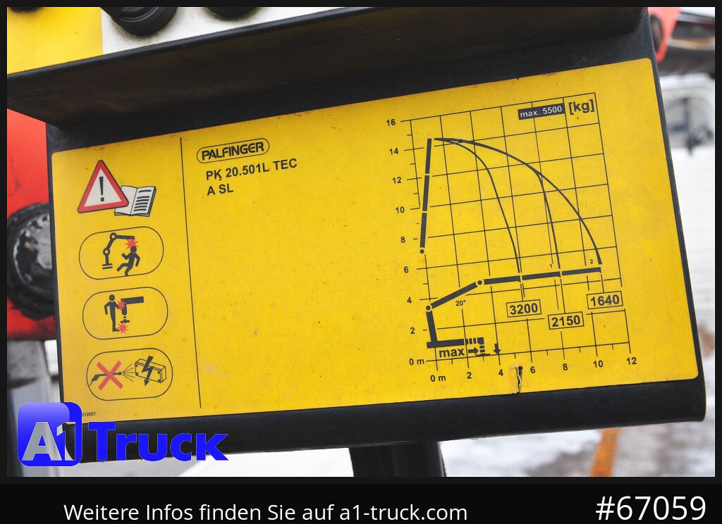 MAN TGS 26.440, Kran PK20.501L Lenkachse, - Truk flatbed, Truk derek: gambar 2 MAN TGS 26.440, Kran PK20.501L Lenkachse, - Truk flatbed, Truk derek: gambar 2