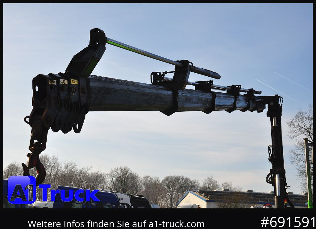 MERCEDES-BENZ Actros 1844 MP3, Kran MKG 291 HP 5+3 Funk, - Truk flatbed, Truk derek: gambar 3 MERCEDES-BENZ Actros 1844 MP3, Kran MKG 291 HP 5+3 Funk, - Truk flatbed, Truk derek: gambar 3