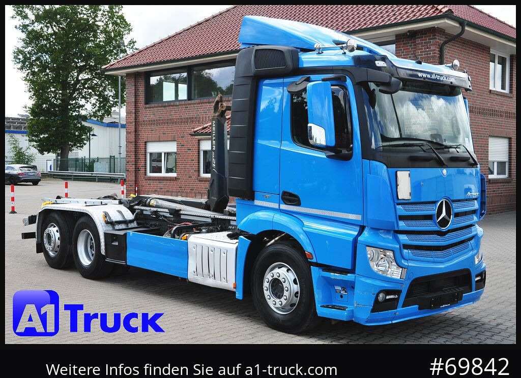 MERCEDES-BENZ Actros 2645, , Meiller RS21.65 Lift-Lenkachse, - Hook lift: gambar 1 MERCEDES-BENZ Actros 2645, , Meiller RS21.65 Lift-Lenkachse, - Hook lift: gambar 1