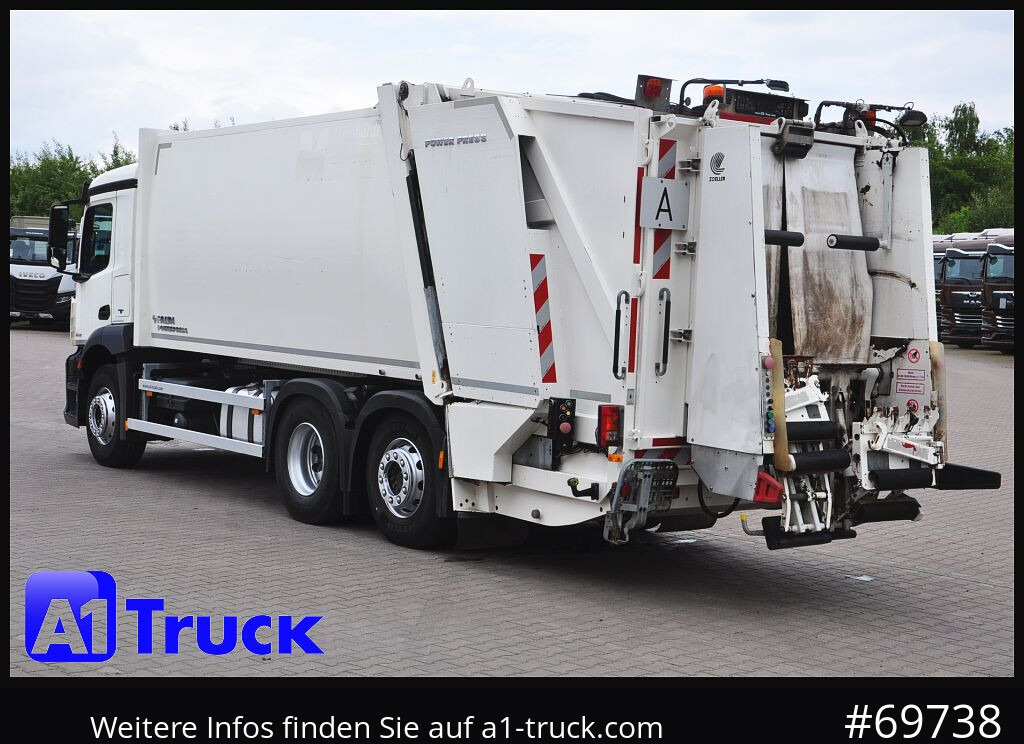 Truk sampah untuk pengangkutan sampah MERCEDES-BENZ Antos 2532 Faun Powerpress II Zöller Detla 2301,: gambar 11