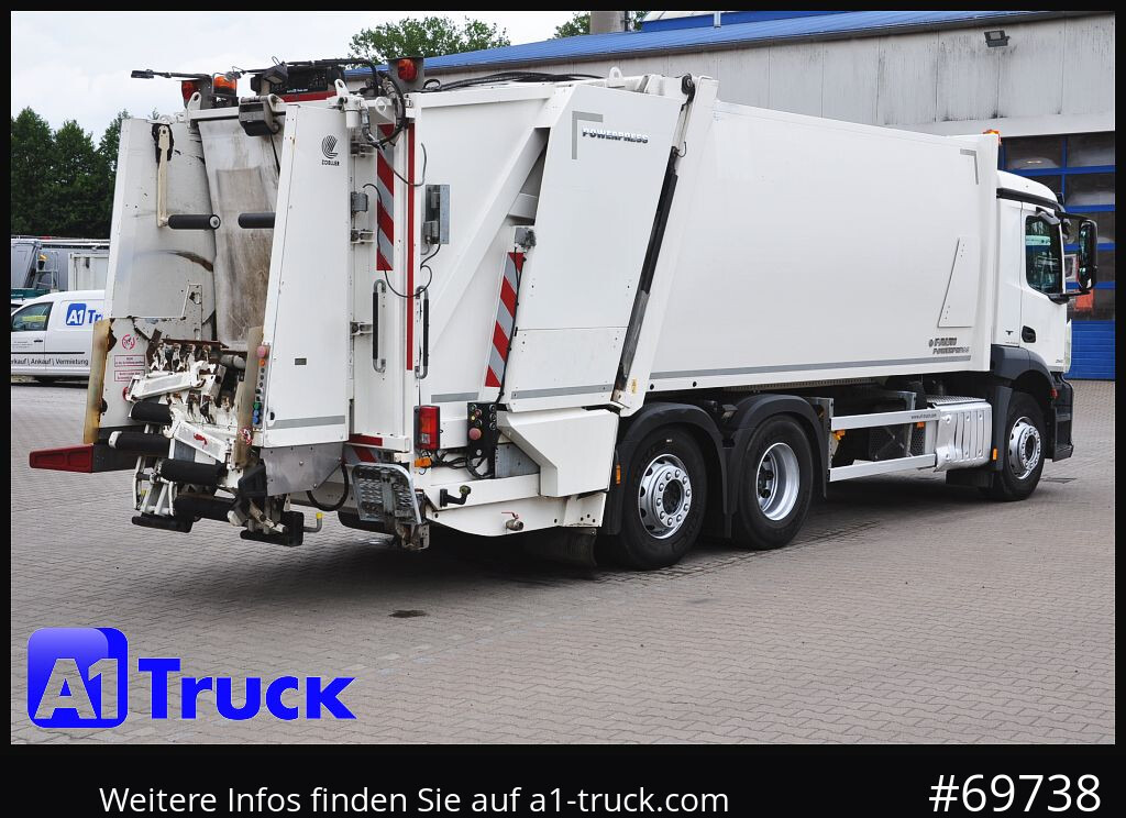 Truk sampah untuk pengangkutan sampah MERCEDES-BENZ Antos 2532 Faun Powerpress II Zöller Detla 2301,: gambar 9