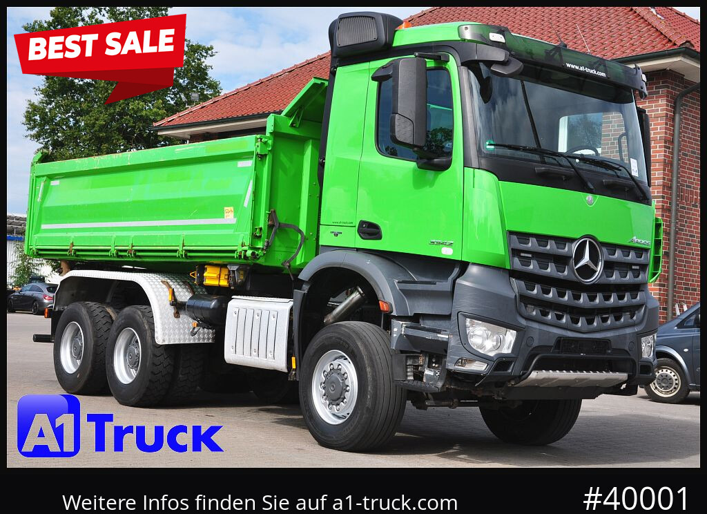 MERCEDES-BENZ Arcos 3342 BB, 6X6 Meiller Bordmatik - Truk jungkit: gambar 1 MERCEDES-BENZ Arcos 3342 BB, 6X6 Meiller Bordmatik - Truk jungkit: gambar 1