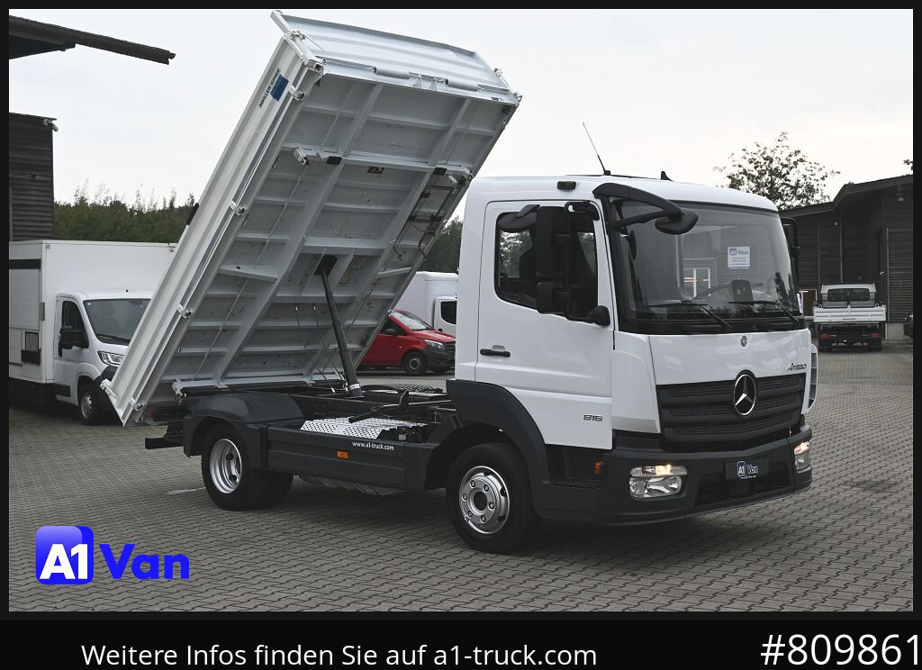 MERCEDES-BENZ Atego 816 Kipper, Ahk,Klima, Meiller, 3-Sitzer - Van jungkit: gambar 1 MERCEDES-BENZ Atego 816 Kipper, Ahk,Klima, Meiller, 3-Sitzer - Van jungkit: gambar 1