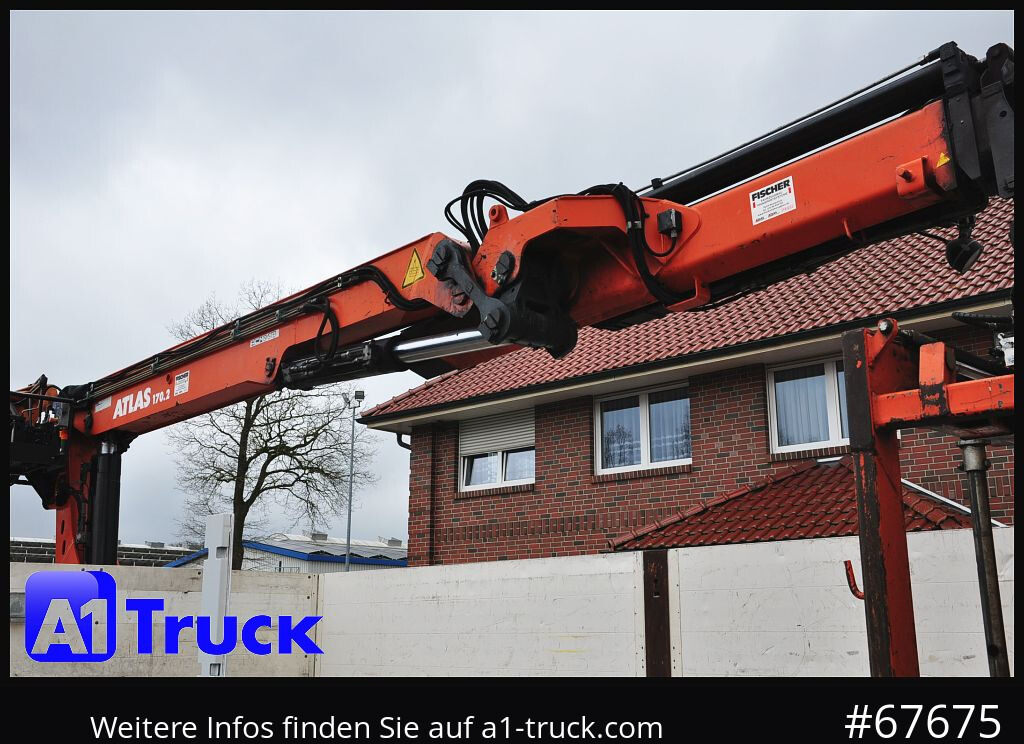MERCEDES-BENZ Axor 2543, Atlas 170.2 Kran, Lift-Lenkachse, - Truk derek, Truk flatbed: gambar 2 MERCEDES-BENZ Axor 2543, Atlas 170.2 Kran, Lift-Lenkachse, - Truk derek, Truk flatbed: gambar 2