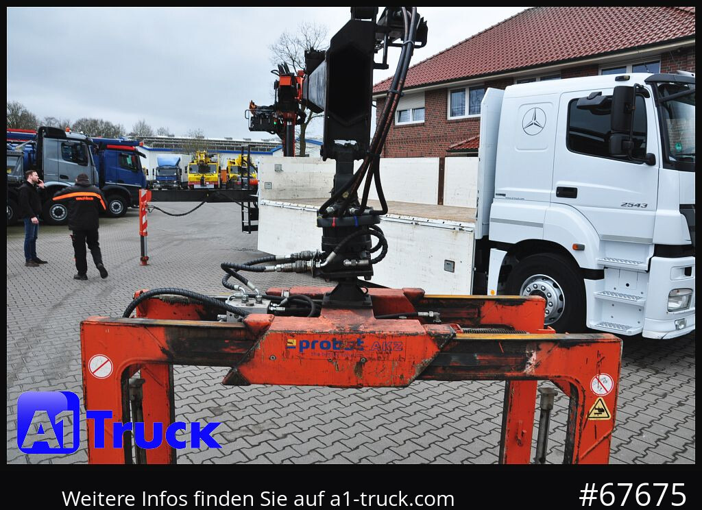 MERCEDES-BENZ Axor 2543, Atlas 170.2 Kran, Lift-Lenkachse, - Truk derek, Truk flatbed: gambar 3 MERCEDES-BENZ Axor 2543, Atlas 170.2 Kran, Lift-Lenkachse, - Truk derek, Truk flatbed: gambar 3