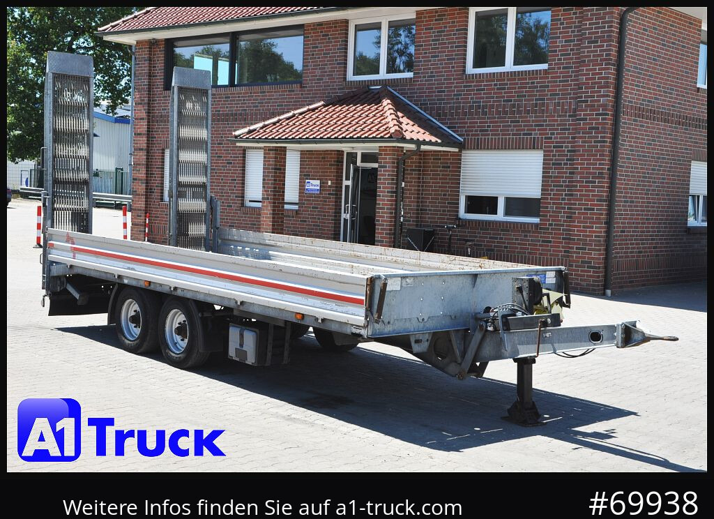 MUELLER-MITTELTAL Tandem Tieflader 11,9t. Rampen, L6,2m, - Trailer low bed: gambar 1 MUELLER-MITTELTAL Tandem Tieflader 11,9t. Rampen, L6,2m, - Trailer low bed: gambar 1