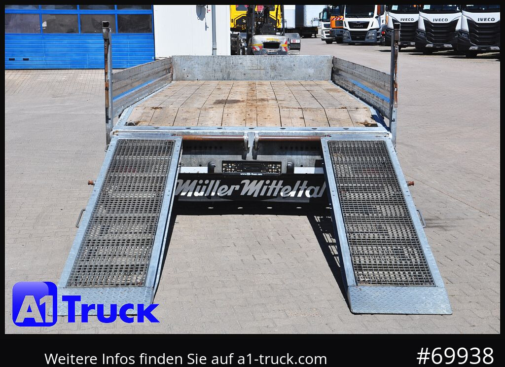 MUELLER-MITTELTAL Tandem Tieflader 11,9t. Rampen, L6,2m, - Trailer low bed: gambar 2 MUELLER-MITTELTAL Tandem Tieflader 11,9t. Rampen, L6,2m, - Trailer low bed: gambar 2