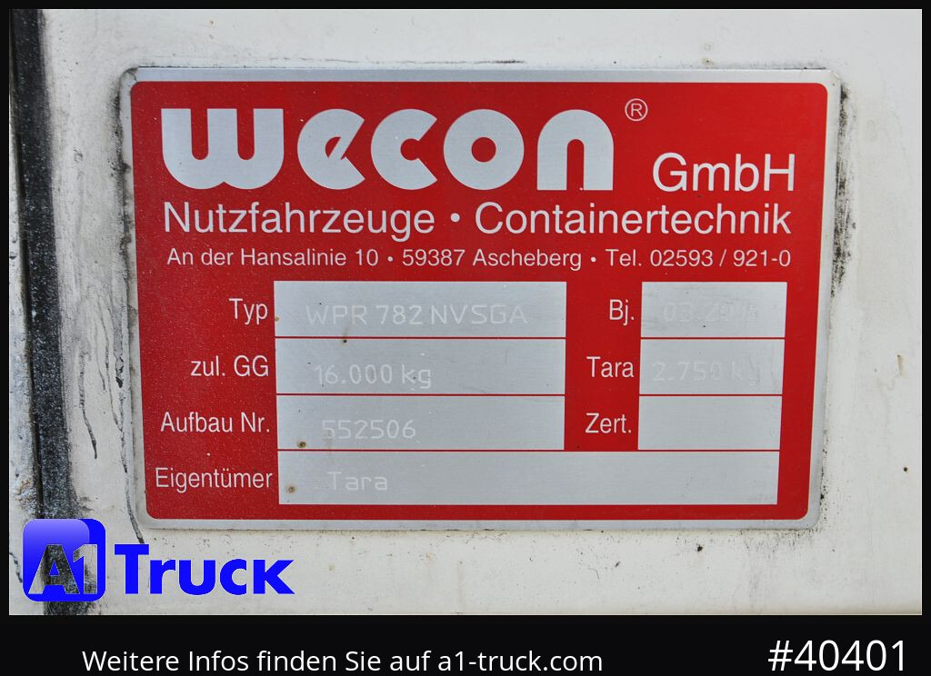 WECON WPR 782 NVSGA, Jumbo verzinkt, durchladbar - Peralatan lainnya: gambar 5 WECON WPR 782 NVSGA, Jumbo verzinkt, durchladbar - Peralatan lainnya: gambar 5