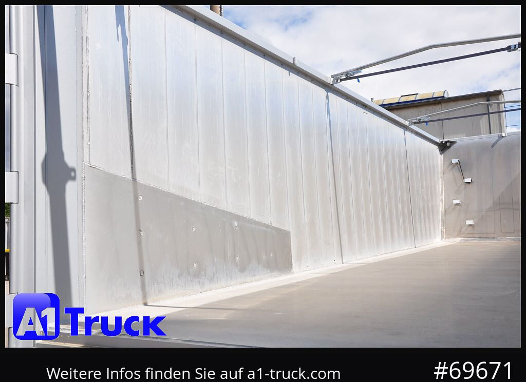 REISCH RHKS, Alu-Kippmulde 52m³, Kombitüren, Alufelgen, Liftachse, - Semi-trailer jungkit: gambar 2 REISCH RHKS, Alu-Kippmulde 52m³, Kombitüren, Alufelgen, Liftachse, - Semi-trailer jungkit: gambar 2
