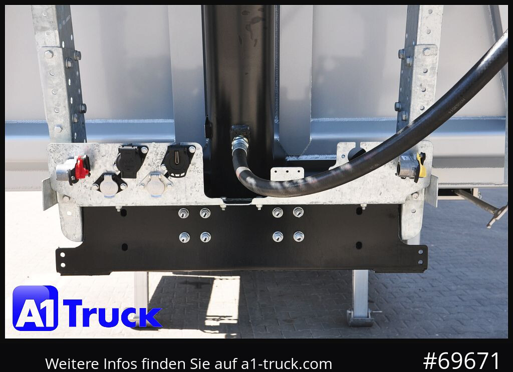 REISCH RHKS, Alu-Kippmulde 52m³, Kombitüren, Alufelgen, Liftachse, - Semi-trailer jungkit: gambar 4 REISCH RHKS, Alu-Kippmulde 52m³, Kombitüren, Alufelgen, Liftachse, - Semi-trailer jungkit: gambar 4