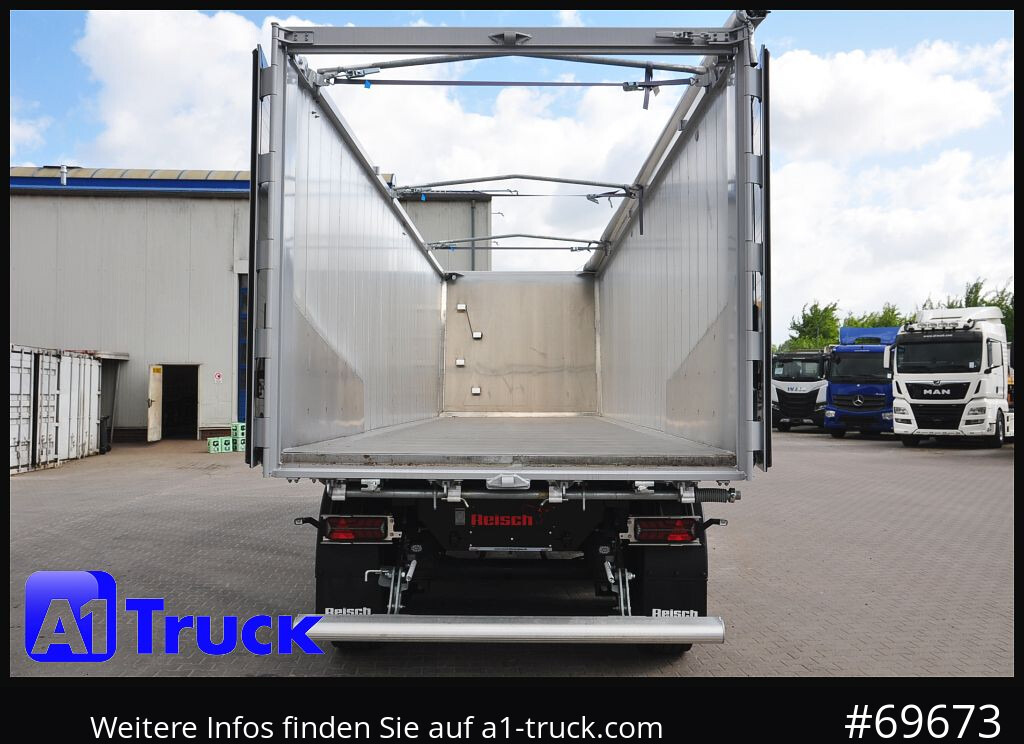 Semi-trailer jungkit baru REISCH RHKS, Alu-Kippmulde 54m³, Kombitüren, Alufelgen, Liftachse,: gambar 15