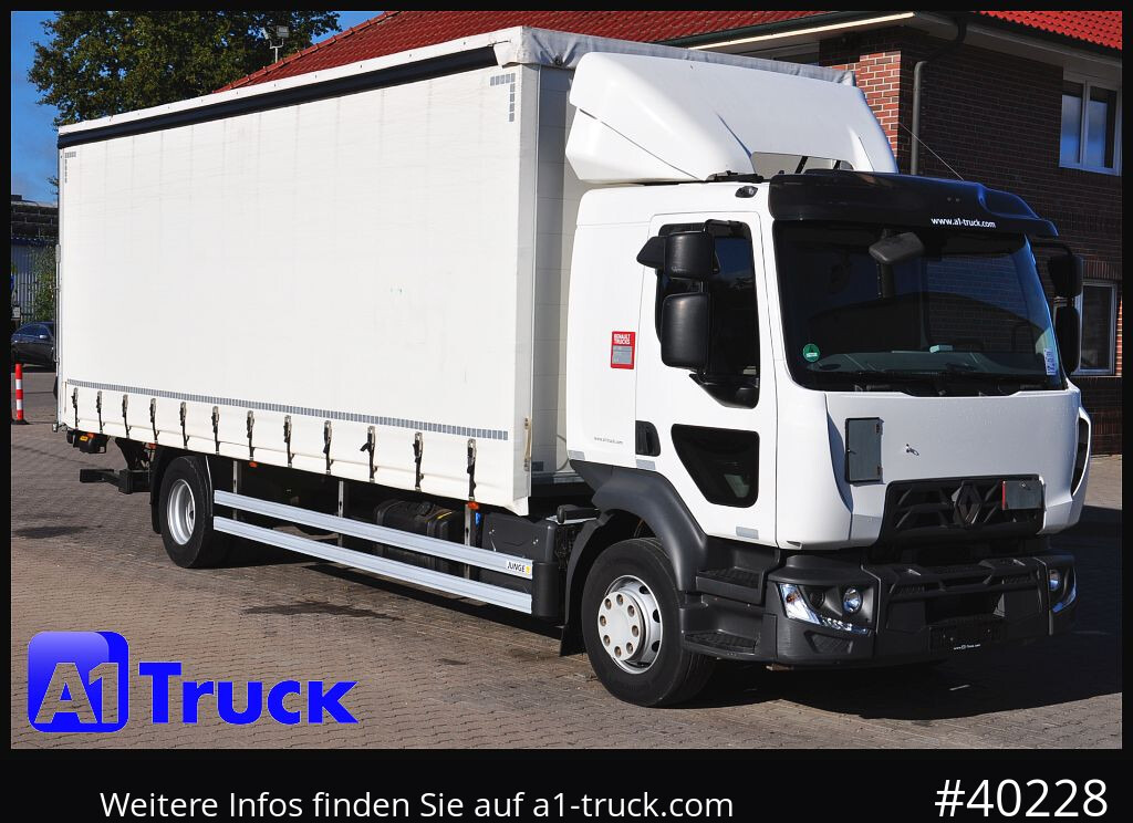 RENAULT D 280, 4x2, Ladebordwand, LBW, TÜV 06/2026 - Truk dengan terpal samping: gambar 1 RENAULT D 280, 4x2, Ladebordwand, LBW, TÜV 06/2026 - Truk dengan terpal samping: gambar 1