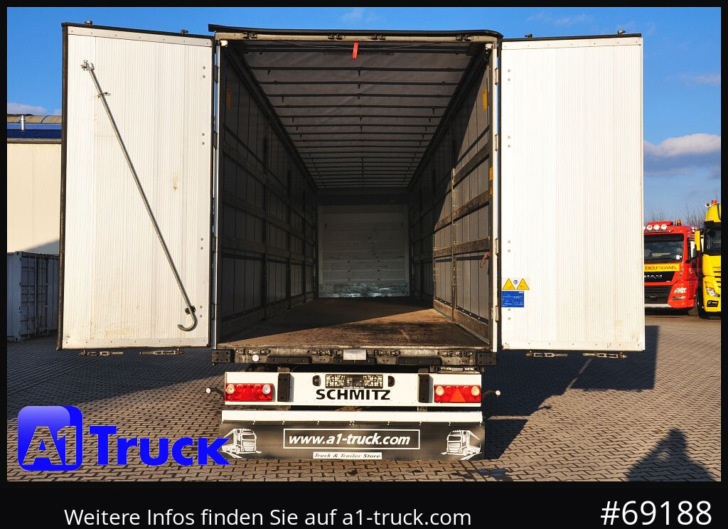 SCHMITZ S01, Tautliner, neue Plane, 1 Vorbesitzer, - Semi-trailer dengan terpal samping: gambar 3 SCHMITZ S01, Tautliner, neue Plane, 1 Vorbesitzer, - Semi-trailer dengan terpal samping: gambar 3