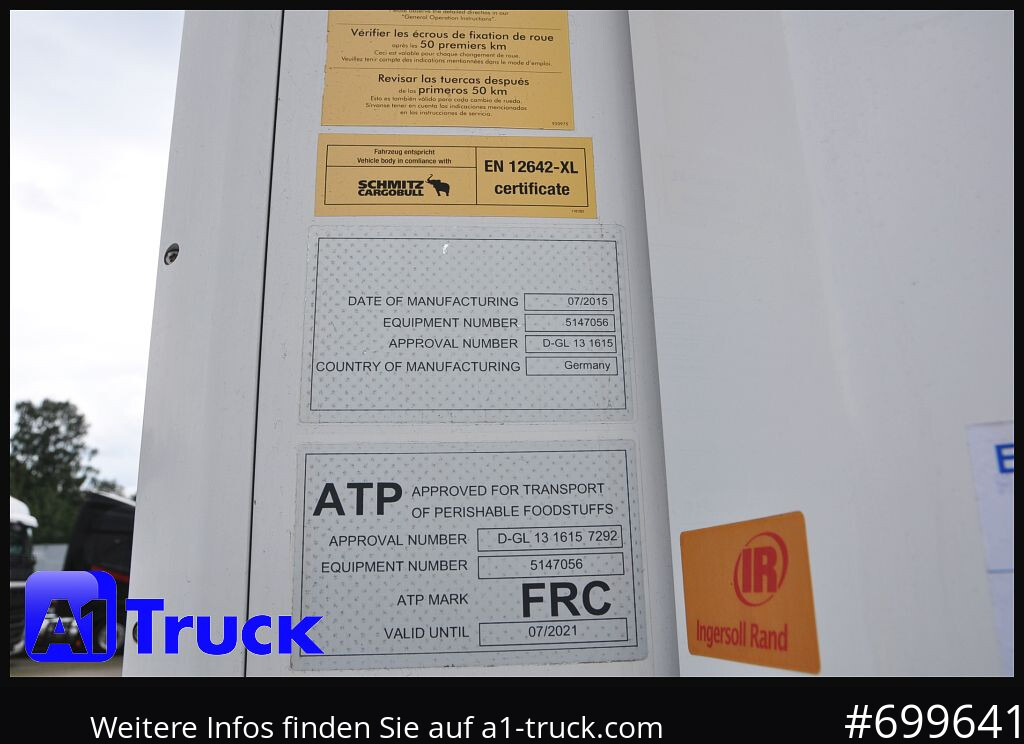 SCHMITZ SCB FP 60, SLXe 300 Doppelstock 4473 BStd. - Semi-trailer berpendingin: gambar 3 SCHMITZ SCB FP 60, SLXe 300 Doppelstock 4473 BStd. - Semi-trailer berpendingin: gambar 3
