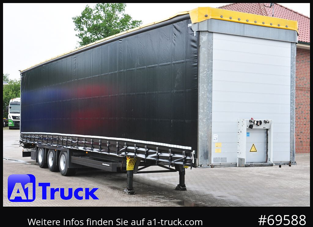 SCHMITZ SCS 24, Mega, BPW, verzinkt neue Plane. - Semi-trailer dengan terpal samping: gambar 1 SCHMITZ SCS 24, Mega, BPW, verzinkt neue Plane. - Semi-trailer dengan terpal samping: gambar 1