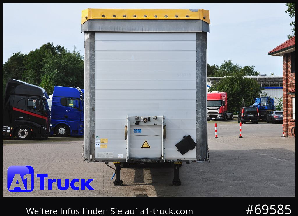 SCHMITZ SCS 24, Mega, BPW, verzinkt neue Plane. - Semi-trailer dengan terpal samping: gambar 2 SCHMITZ SCS 24, Mega, BPW, verzinkt neue Plane. - Semi-trailer dengan terpal samping: gambar 2
