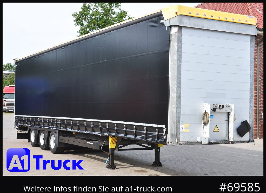 SCHMITZ SCS 24, Mega, BPW, verzinkt neue Plane. - Semi-trailer dengan terpal samping: gambar 1 SCHMITZ SCS 24, Mega, BPW, verzinkt neue Plane. - Semi-trailer dengan terpal samping: gambar 1