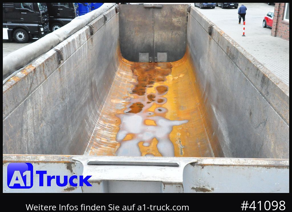 SCHMITZ SKI 24 SL 9,6, Liftachse, 44,4m³ Stahlmulde, 3 x vorhanden - Semi-trailer jungkit: gambar 2 SCHMITZ SKI 24 SL 9,6, Liftachse, 44,4m³ Stahlmulde, 3 x vorhanden - Semi-trailer jungkit: gambar 2