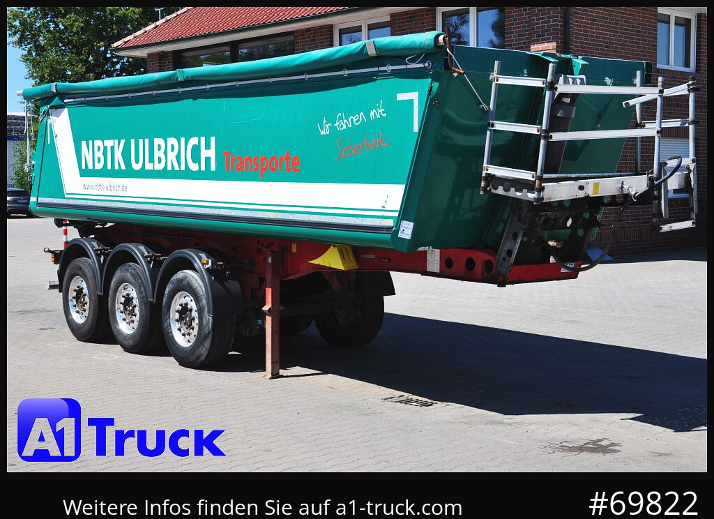 SCHMITZ SKi 24 SL 7.2 , 37m³ Alu, Liftachse, Alufelgen, - Semi-trailer jungkit: gambar 1 SCHMITZ SKi 24 SL 7.2 , 37m³ Alu, Liftachse, Alufelgen, - Semi-trailer jungkit: gambar 1