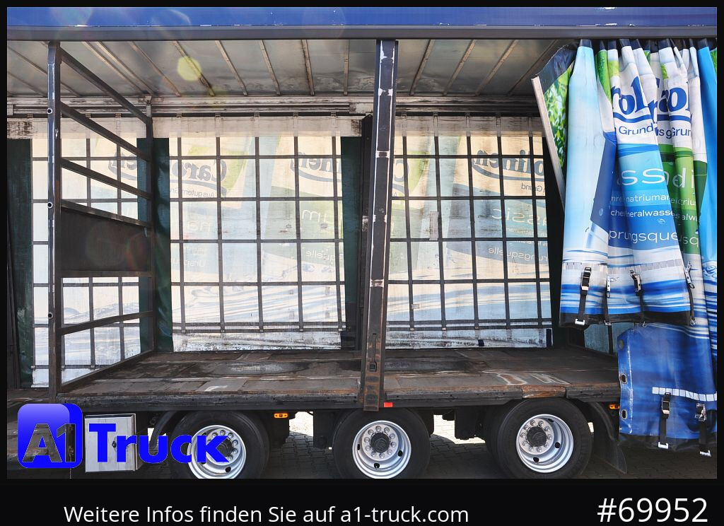 SCHROEDER,WIESMOOR Schröder Jumbo Hubdach, Getränkeauflieger - Semi-trailer dengan terpal samping: gambar 5 SCHROEDER,WIESMOOR Schröder Jumbo Hubdach, Getränkeauflieger - Semi-trailer dengan terpal samping: gambar 5
