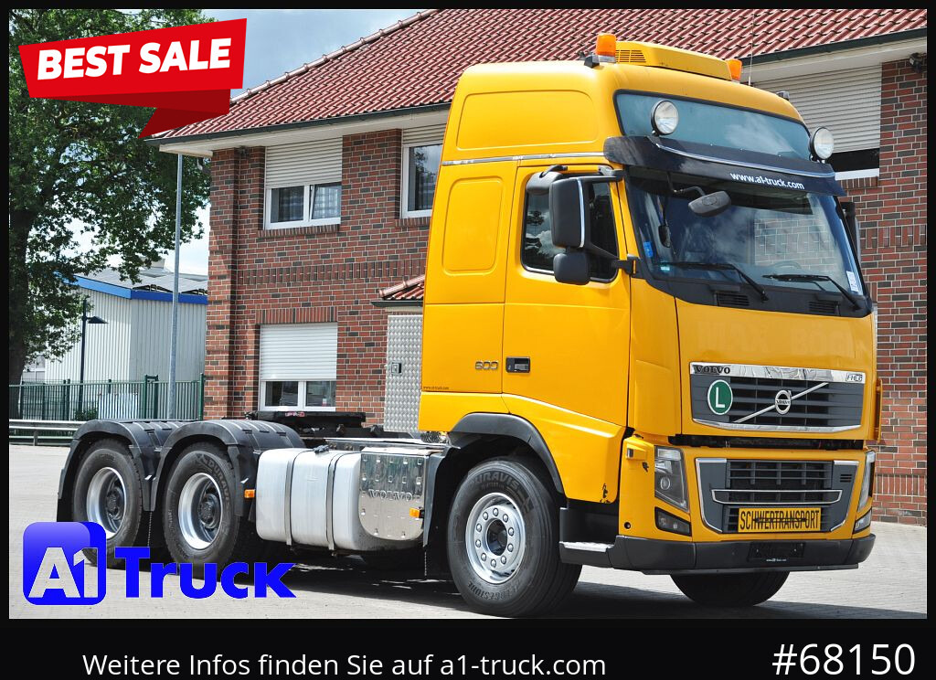 VOLVO FH16, 600, 6x4, Schwerlast,120t.Standklima, Hydraulik, - Tractor head: gambar 1 VOLVO FH16, 600, 6x4, Schwerlast,120t.Standklima, Hydraulik, - Tractor head: gambar 1